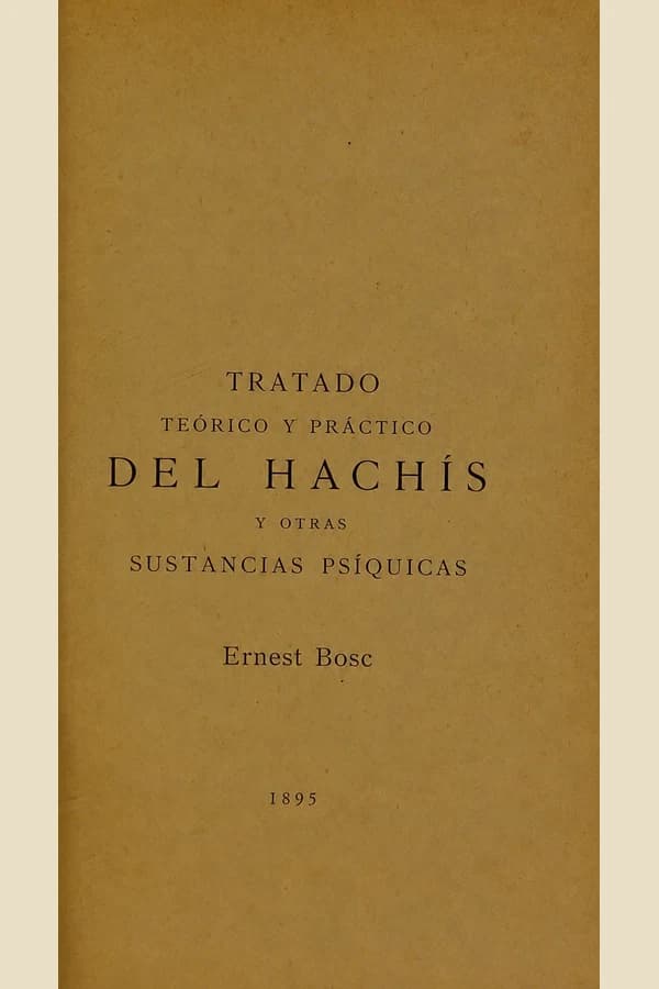 Portada de Tratado teórico y práctico del hachís