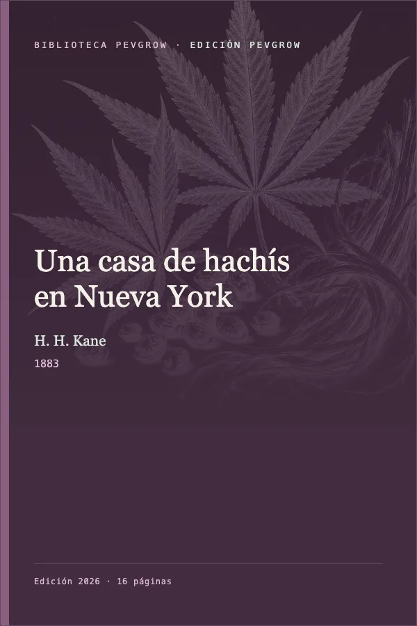 Portada de Una casa de hachís en Nueva York