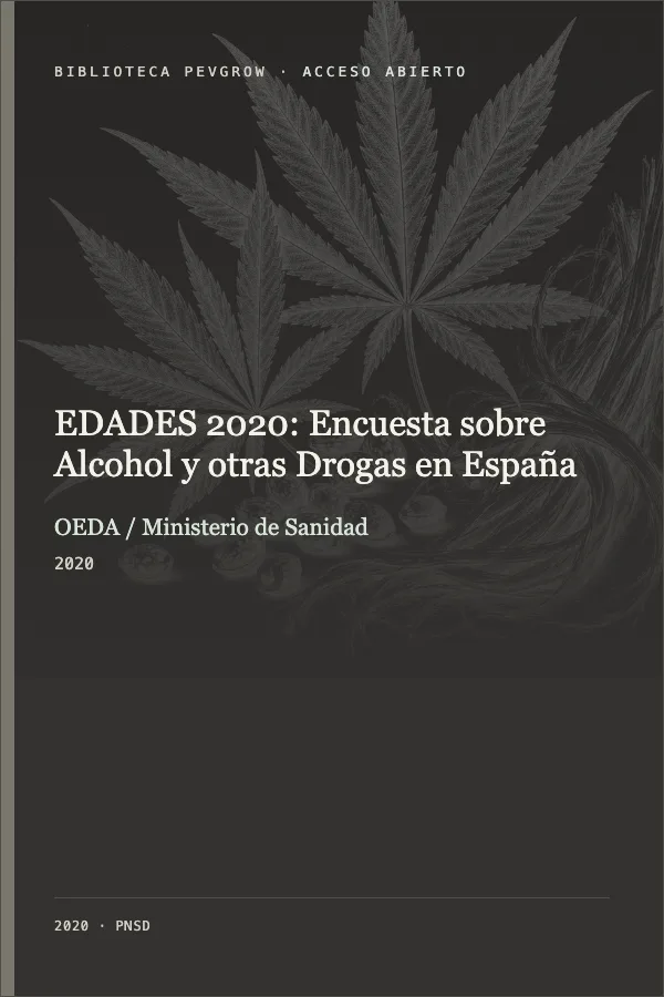 Portada de EDADES 2020: Encuesta sobre Alcohol y otras Drogas en España