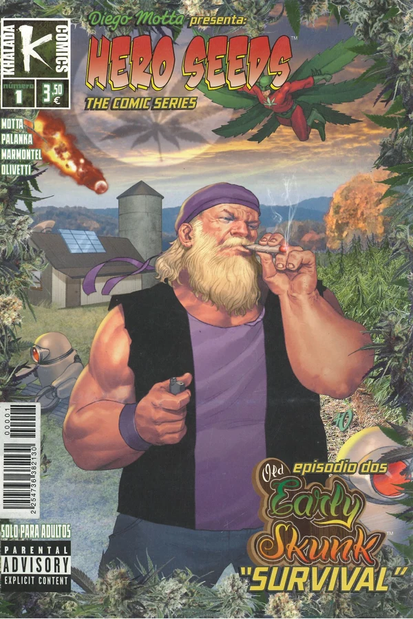 Portada de Hero Seeds nº 1: Early Skunk («Survival»)