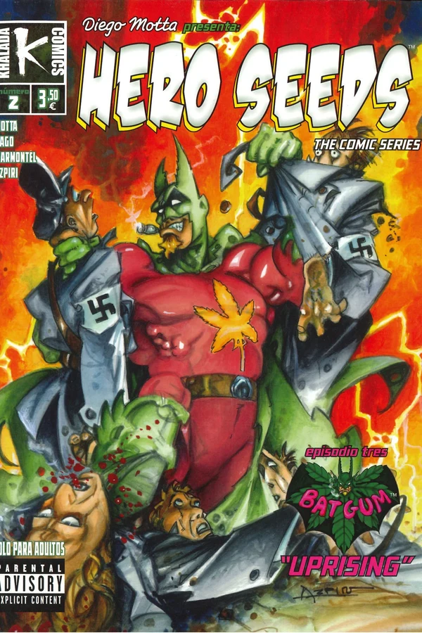 Portada de Hero Seeds nº 2: Bat Guma («Uprising»)