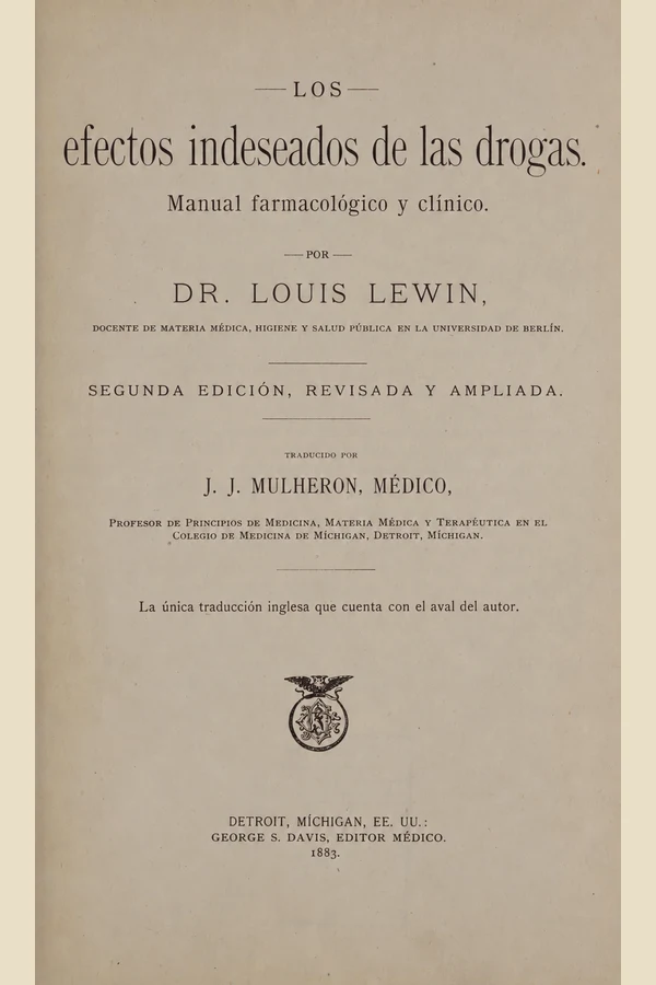 Portada de Los efectos indeseados de las drogas