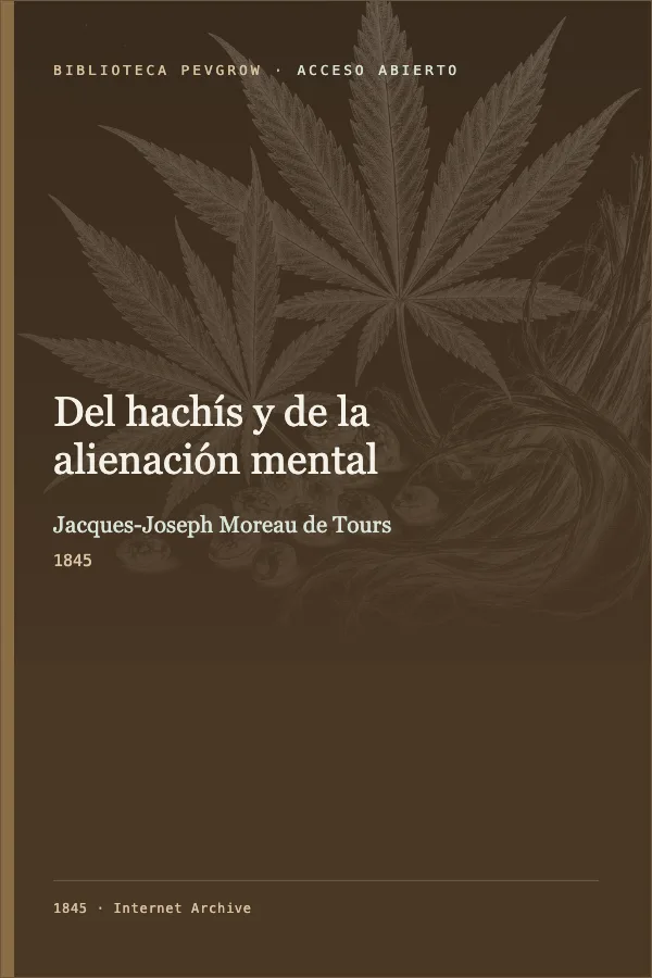Portada de Del hachís y de la alienación mental