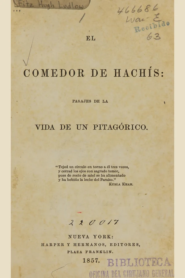 Portada de El comedor de hachís