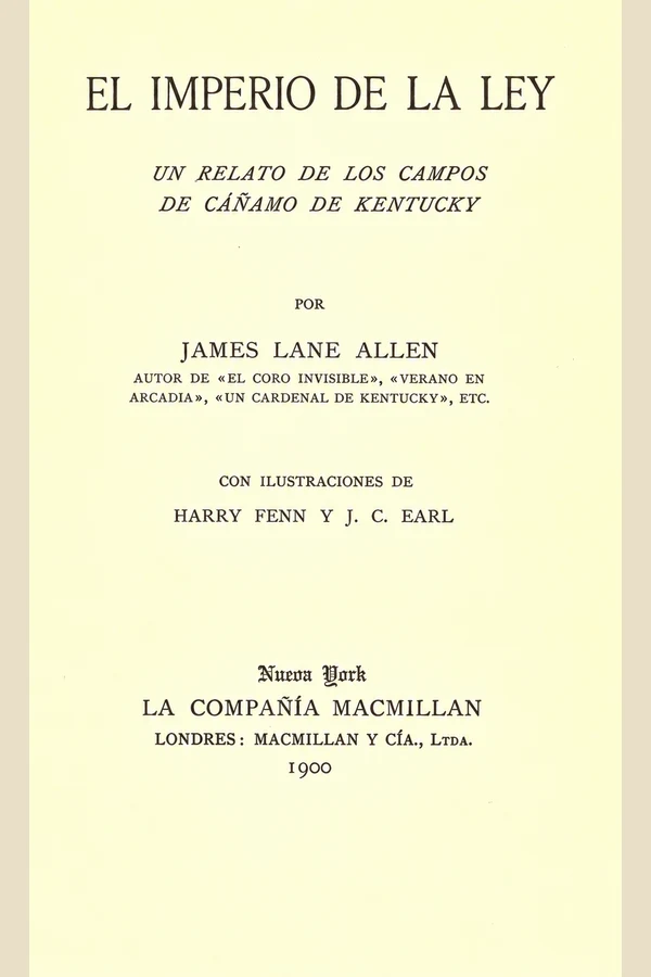 Portada de El imperio de la ley