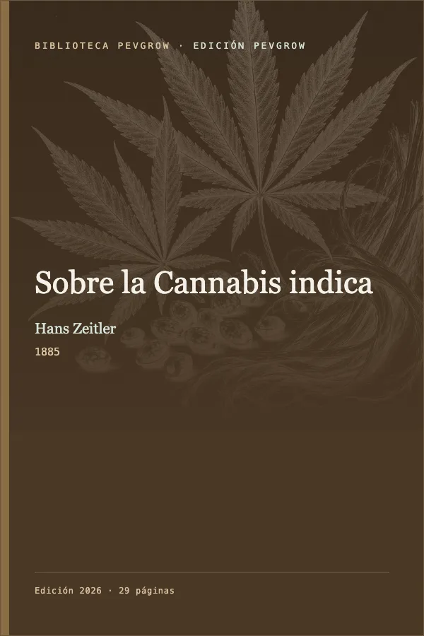 Portada de Sobre la Cannabis indica