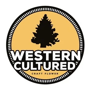 Logotipo circular de Western Cultured, con un árbol negro sobre fondo amarillo y el texto «CRAFT FLOWER» bajo el nombre. Logotipo circular de Western Cultured, con un árbol negro sobre fondo amarillo y el texto «CRAFT FLOWER» bajo el nombre.