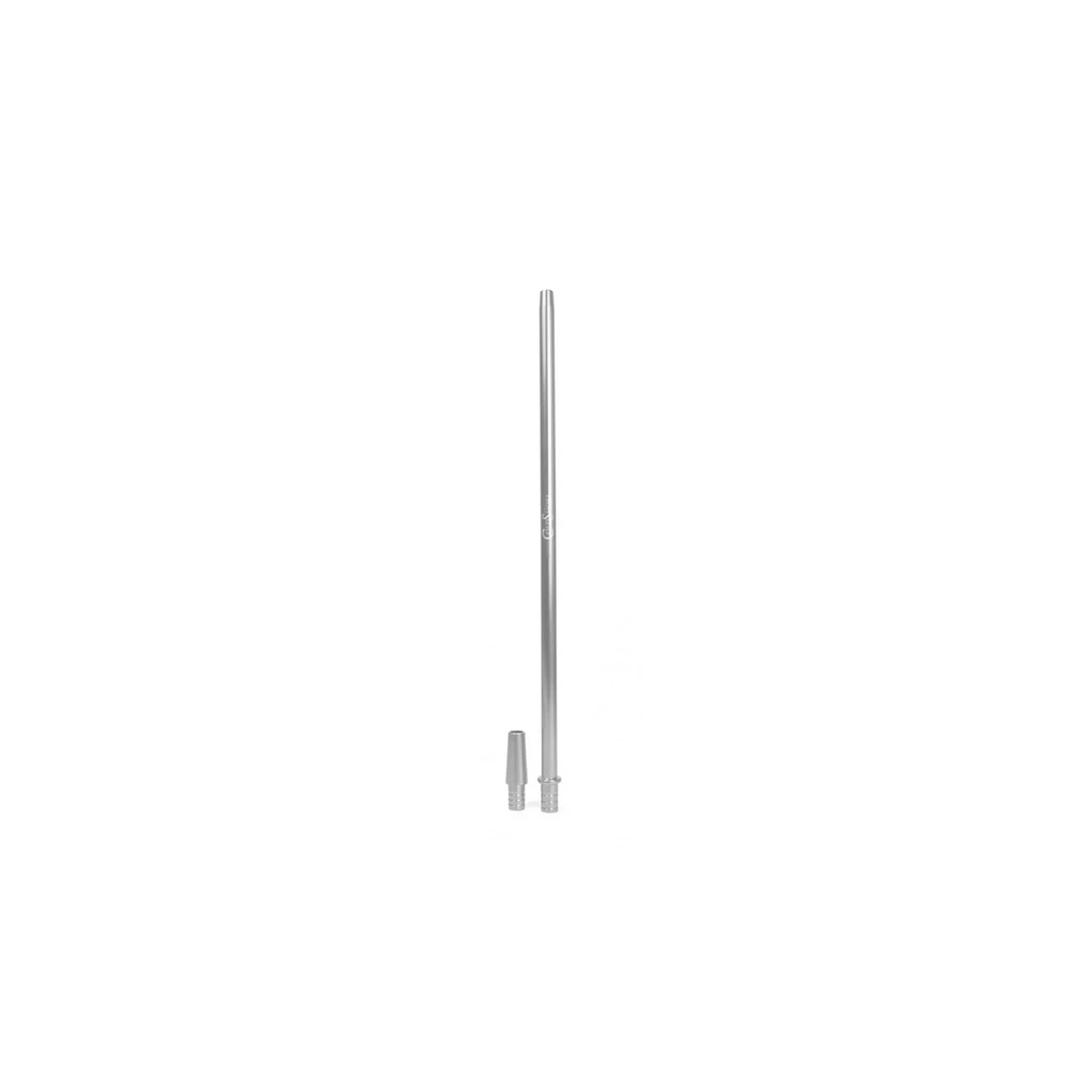 Boquilla aluminio 40cm CON conector manguera plata