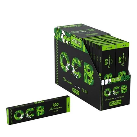Papel de fumar OCB King Size Slim Tips Edición Limitada