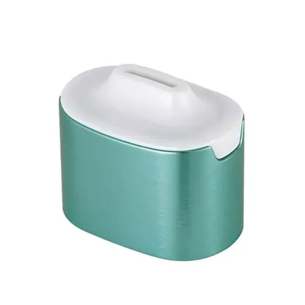 Boquilla completa X-vape X-max Xlux Roffu con cuerpo verde turquesa y parte superior blanca con abertura alargada.