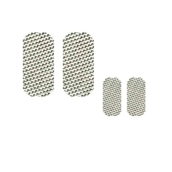 Rejillas de cámara y boquilla X-Vape Avant en dos tamaños, con trama de malla y forma rectangular de esquinas redondeadas.