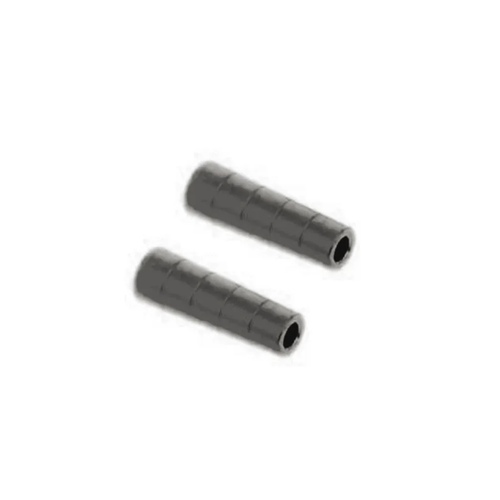 Filtros para pipa Splif Stick Silver Red Eye de color gris, con forma tubular, ranuras exteriores y extremos abiertos.