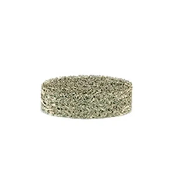 Almohadilla para aceite y wax Starry de XVAPE, de forma circular y perfil bajo, con textura porosa gris sobre fondo blanco.
