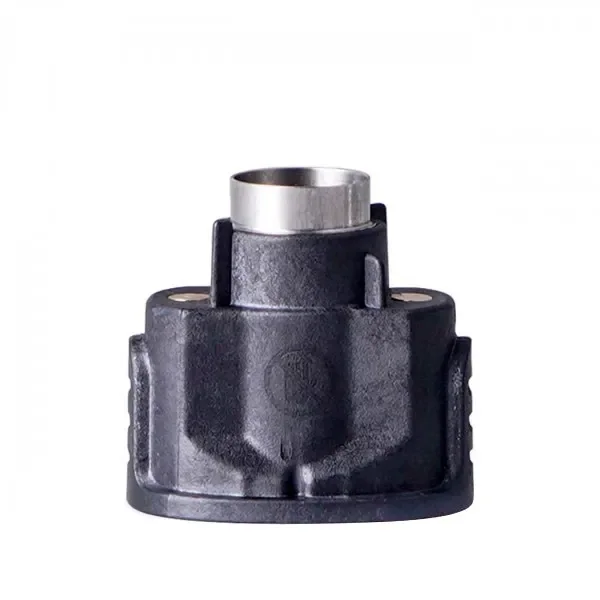 Calefactor X-Vape X-Max Mambo con cuerpo negro de base ancha y un cilindro metálico abierto que sobresale por la parte superior.