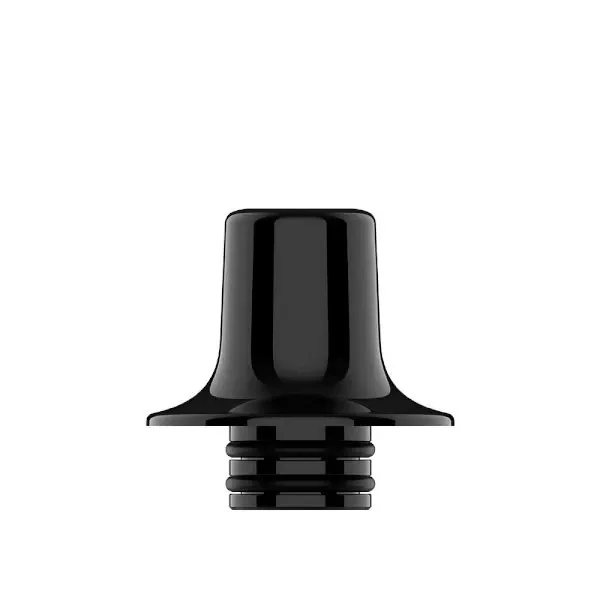 Boquilla negra Vaporesso Armour G Series MTL con base ensanchada y conector con juntas, aislada sobre fondo blanco. Boquilla negra Vaporesso Armour G Series MTL con base ensanchada y conector con juntas, aislada sobre fondo blanco.