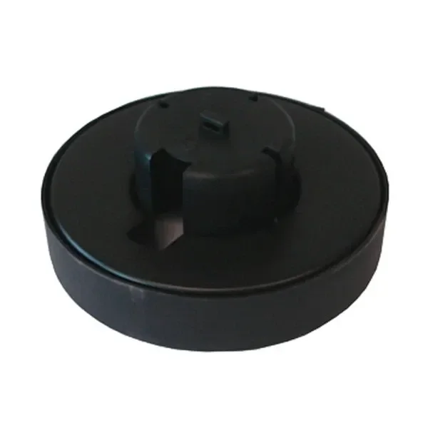 Flotador de recambio negro para humidificador Mist Maker Neptune, con base circular y soporte central elevado sobre fondo blanco.
