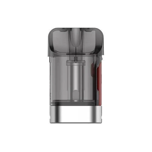 Cartucho Vaporesso Xtra de cuerpo translúcido oscuro, con boquilla redondeada, conducto central visible y base plateada. Cartucho Vaporesso Xtra de cuerpo translúcido oscuro, con boquilla redondeada, conducto central visible y base plateada.