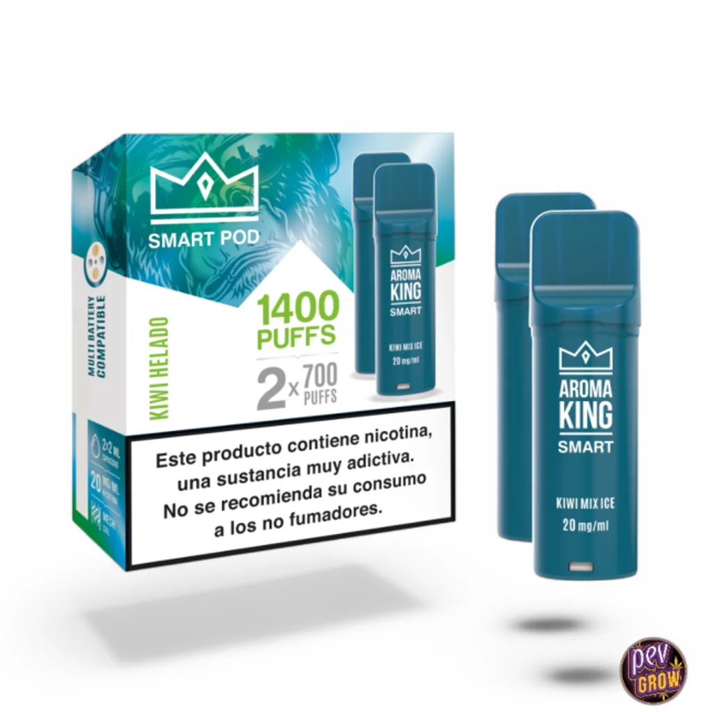 2 Pods Recargables AK Smart Kiwi Ice