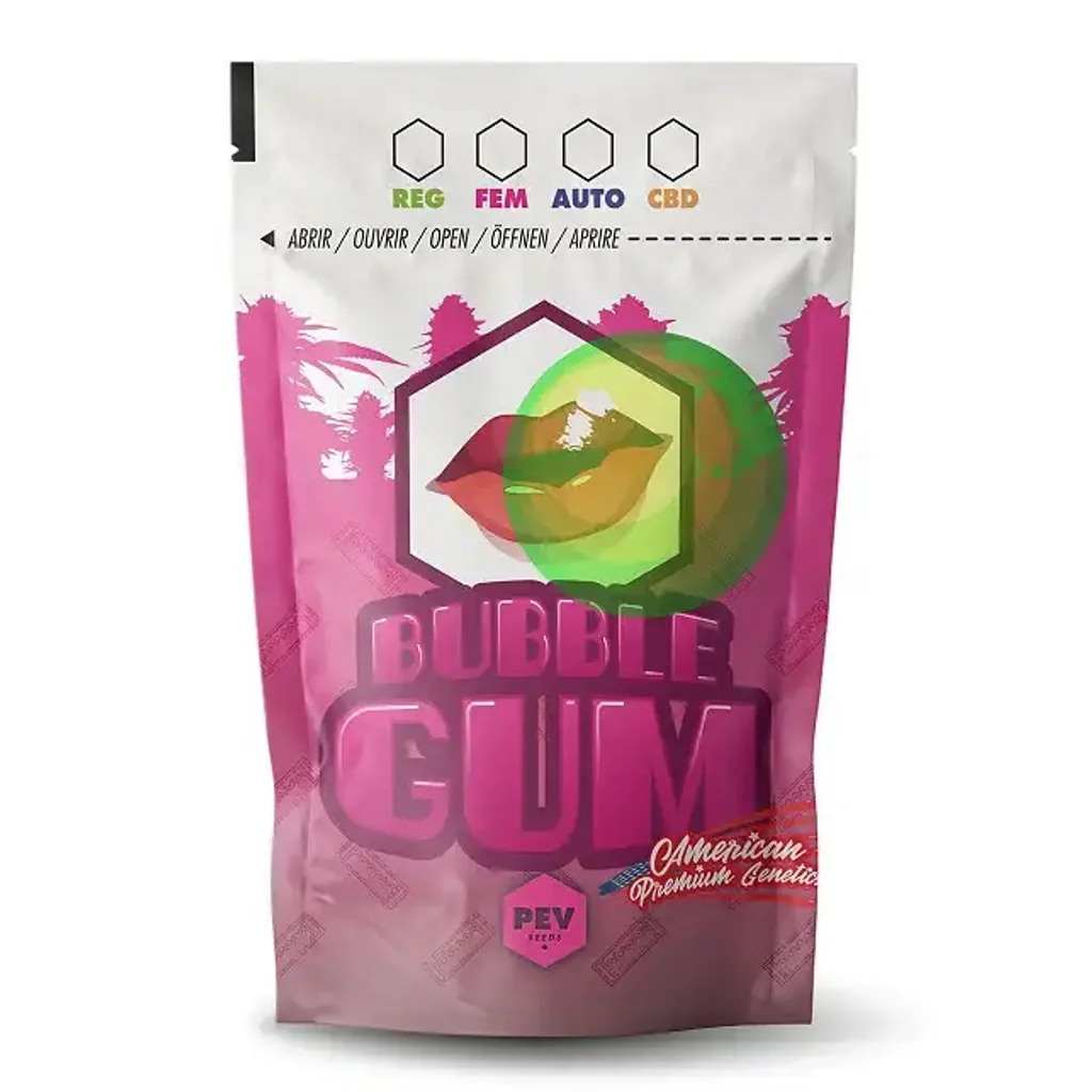 Bolsa de Marihuana Bubble Gum 9 x 11,5 cm