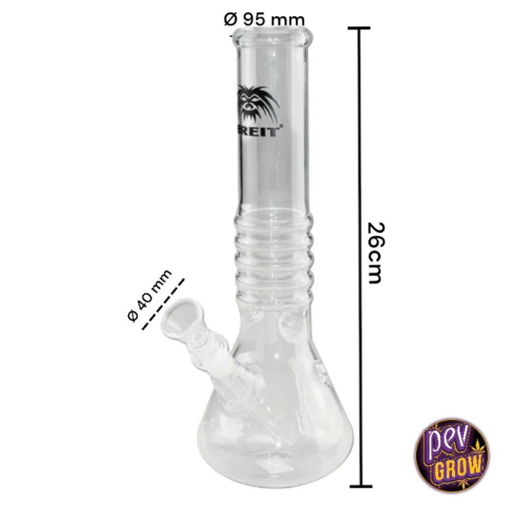 Bong de Cristal Ice Breit de 26 cm
