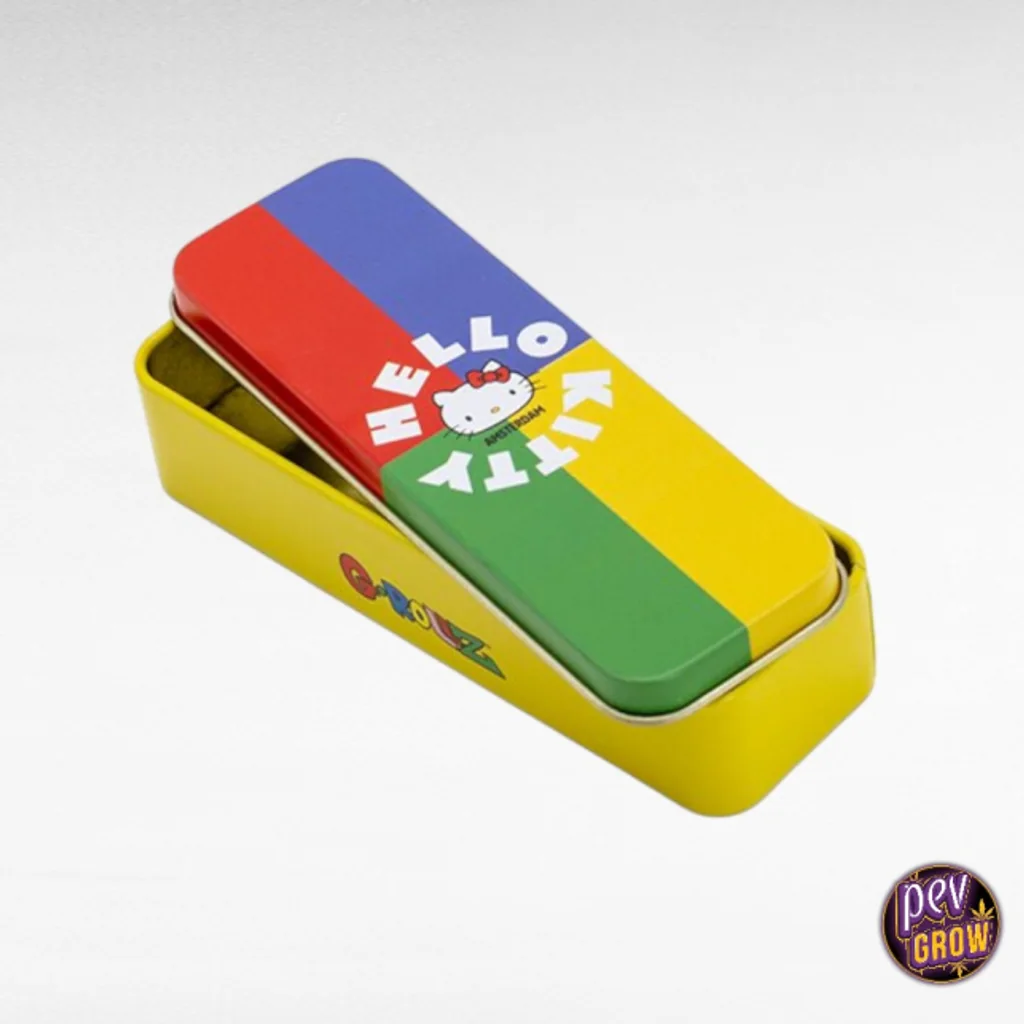 Happy Rainbow Hello Kitty Box 12x4x2.5 cm