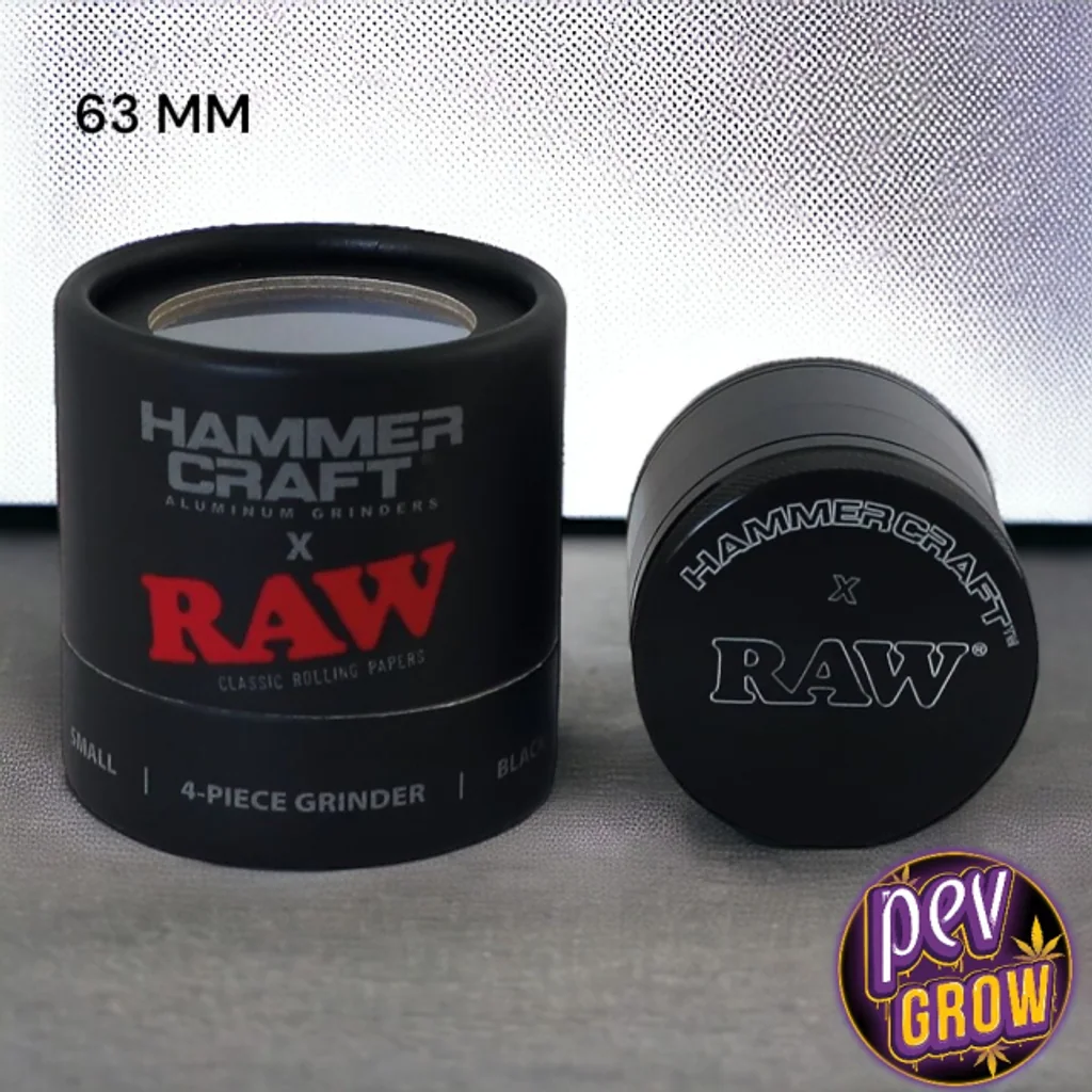 Raw Metal Pollinator Grinder 63 mm
