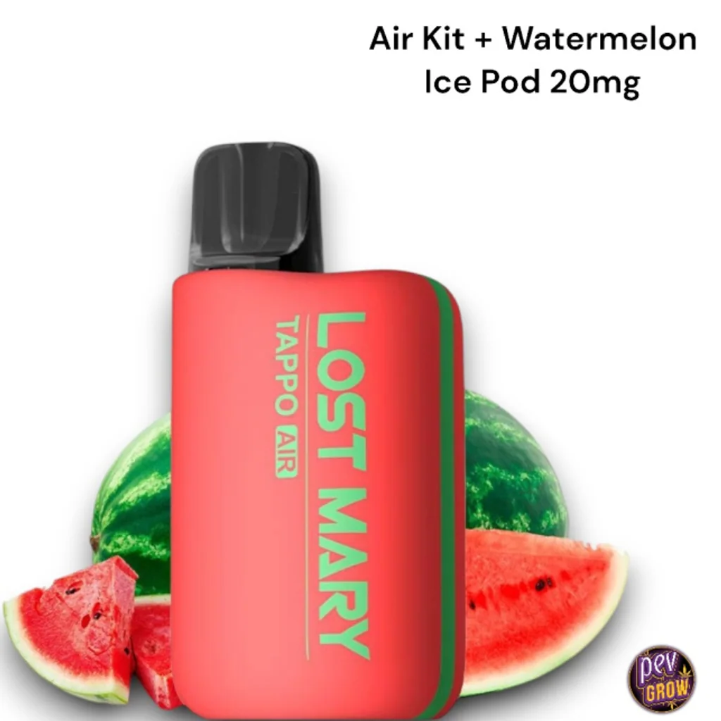 Kit de Vapeador Lost Mary Tappo Pro + Watermelon Ice 20mg