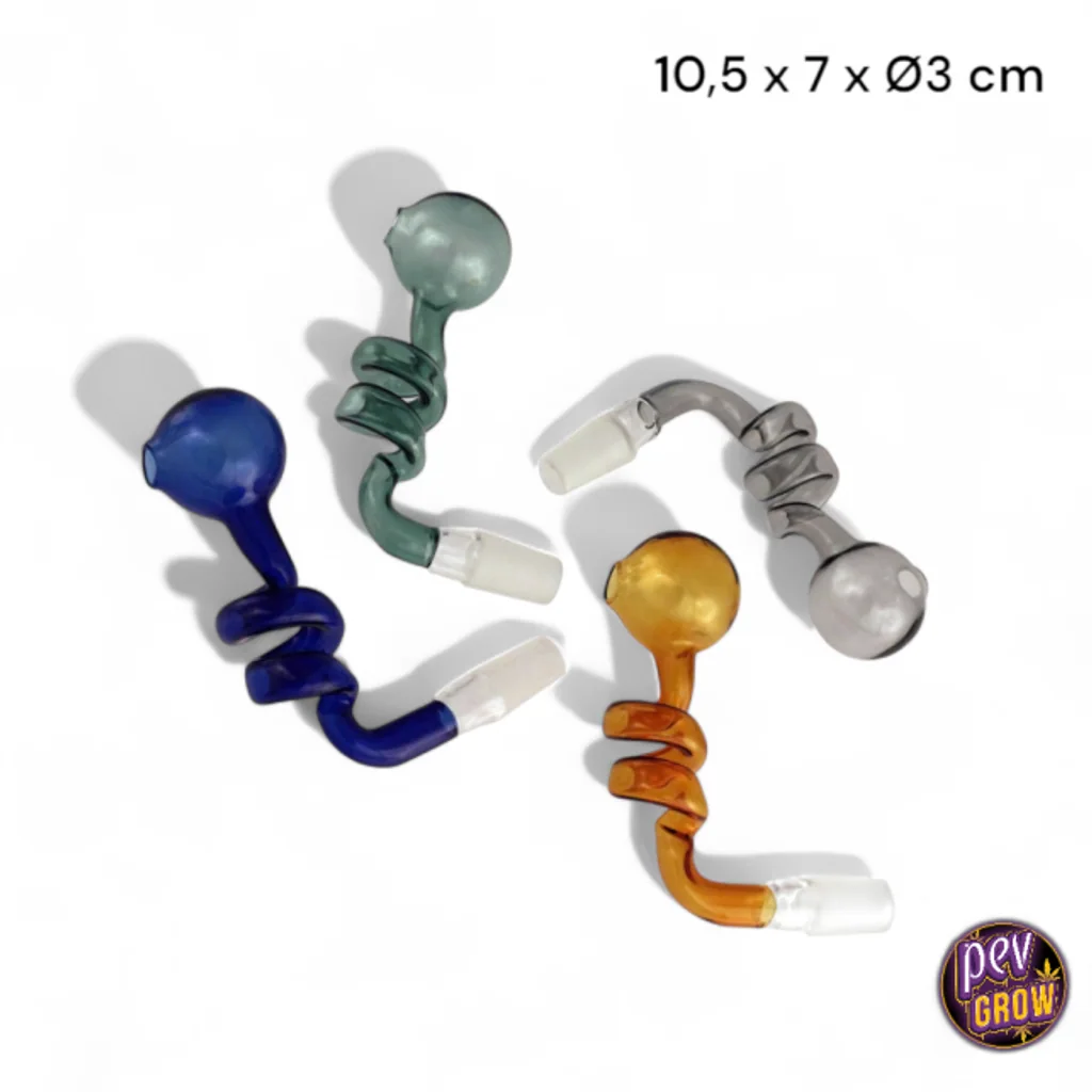 Pipa de cristal de 10,5 cm